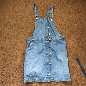 Denim Overall Dress